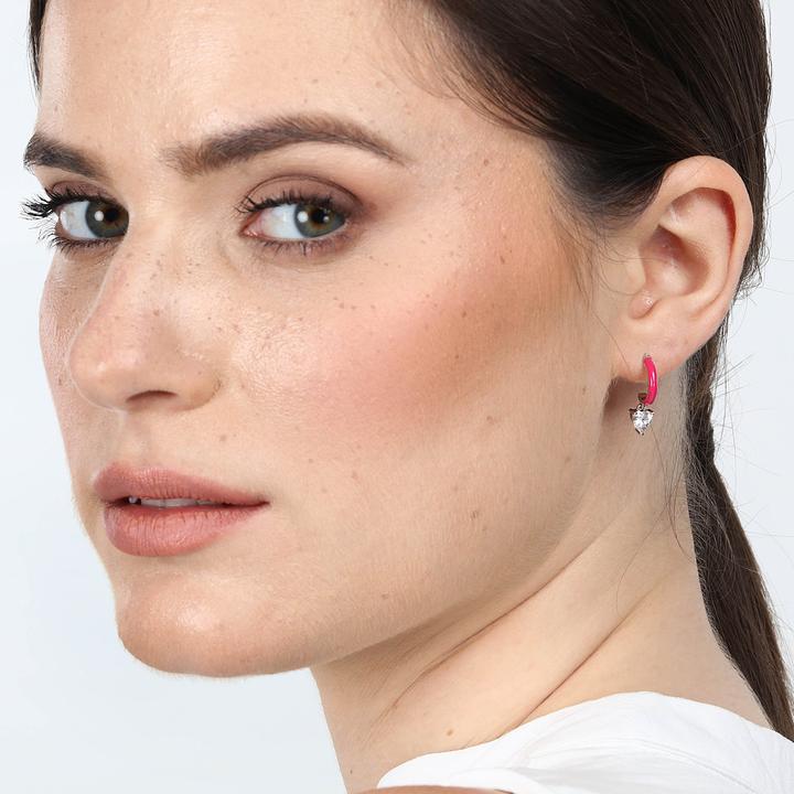 Actual product image La Petite Story Single earring (Stainless steel, Enamel)