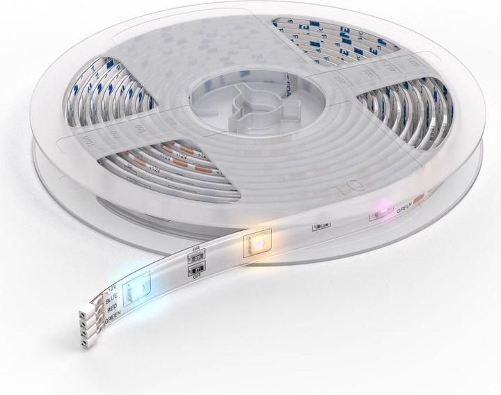 Image du produit B.K.Licht WIFI RGB-LED Flexband, blanc, 150xRGB-LED/0,10W (RGB, 500 cm, Intérieur)
