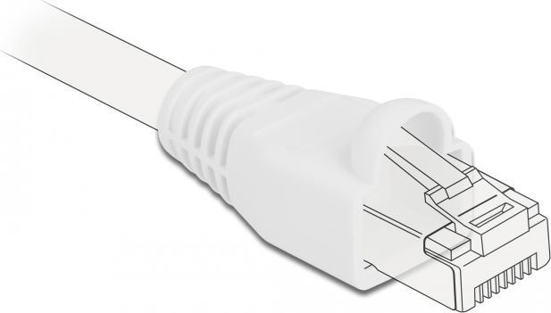 Image du produit Delock Passe-fils anti-pliage pour connecteur RJ45 blanc 20 pièces
