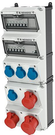 Actual product image Mennekes Socket combination (7x)