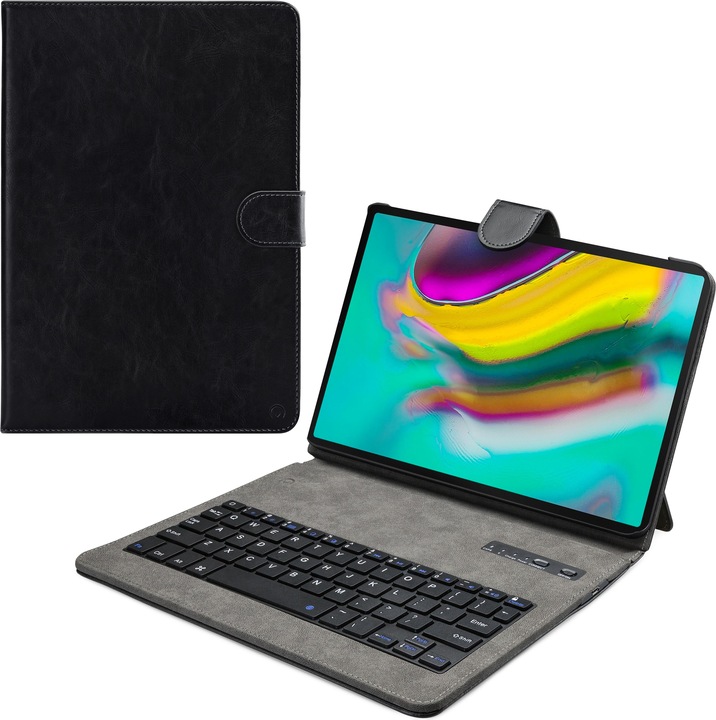 Mobilizera Mobilize Tastatur Premium Bluetooth Cover Til Samsung Galaxy Tab S5e 10.5 Sort (Eng. Int., Galaxy Tab S5e 10.5 (2019))