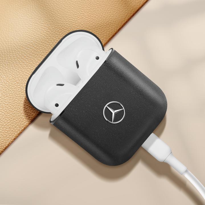 Immagine prodotto Mercedes-Benz MEA2CSLBK Coperchio per AirPods nero Linea Elettronica (Manicotto per cuffie)