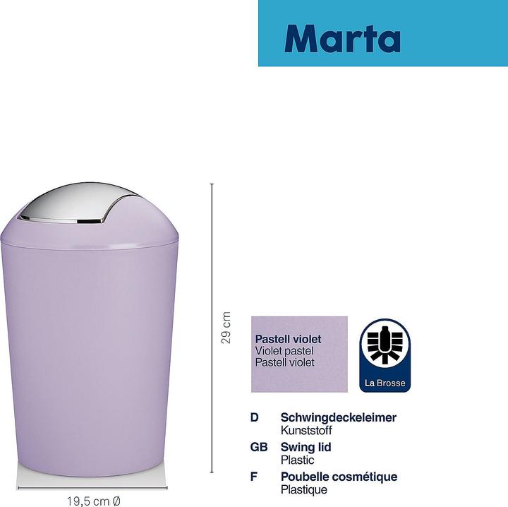 Produktbild Kela Schwingdeckeleimer Marta (5 l)