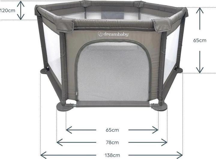 Image du produit Dreambaby Laufgitter Explore Grau (140 cm, 140 cm)