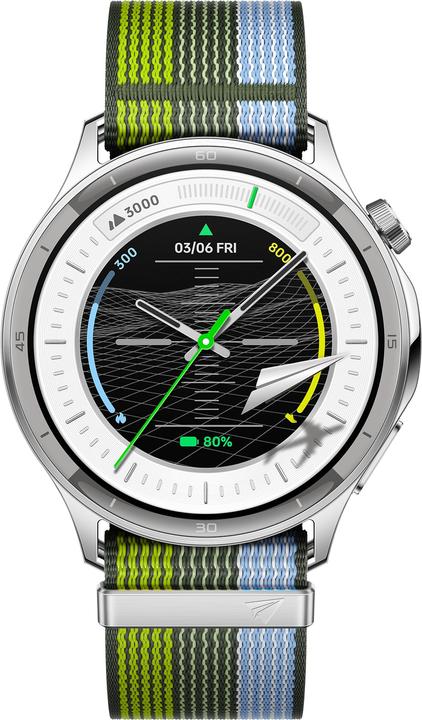 Produktbild OPPO S Smartwatch with textile strap, silver
