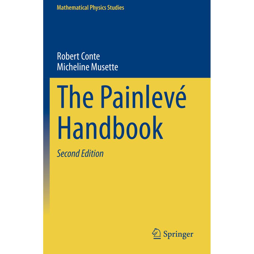The Painlevé Handbook, Fachbücher von Micheline Musette, Robert Conte