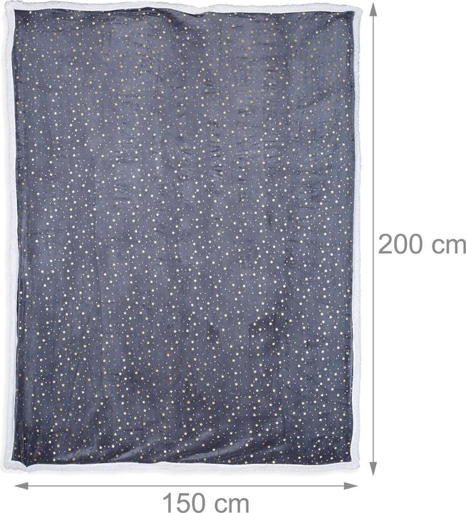Produktbild Relaxdays Kuscheldecke (150 x 200 cm)