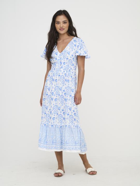 Actual product image Only Onlmarianne Life S/S Midi Dress Wvn (XS)