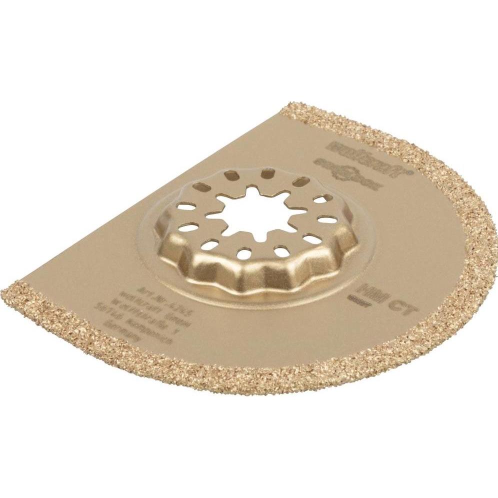 wolfcraft 1 Segmentblatt HM-bestreut, SL, Ø 75 mm (4245000)