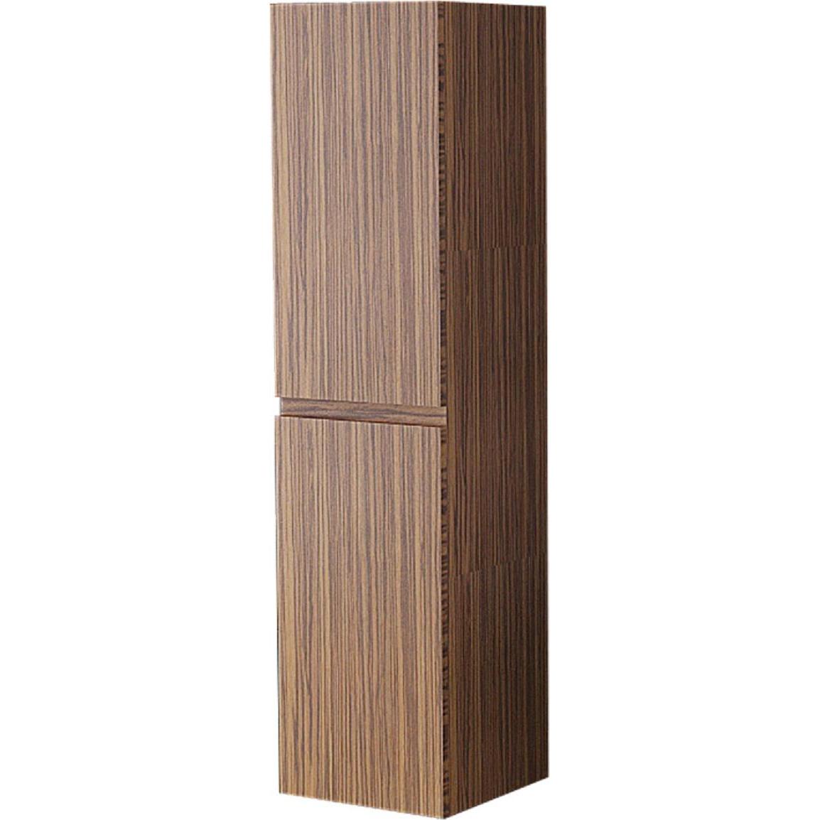 Jet-Line, Badezimmerschrank, Badschrank Zug in Holzoptik-dunkel