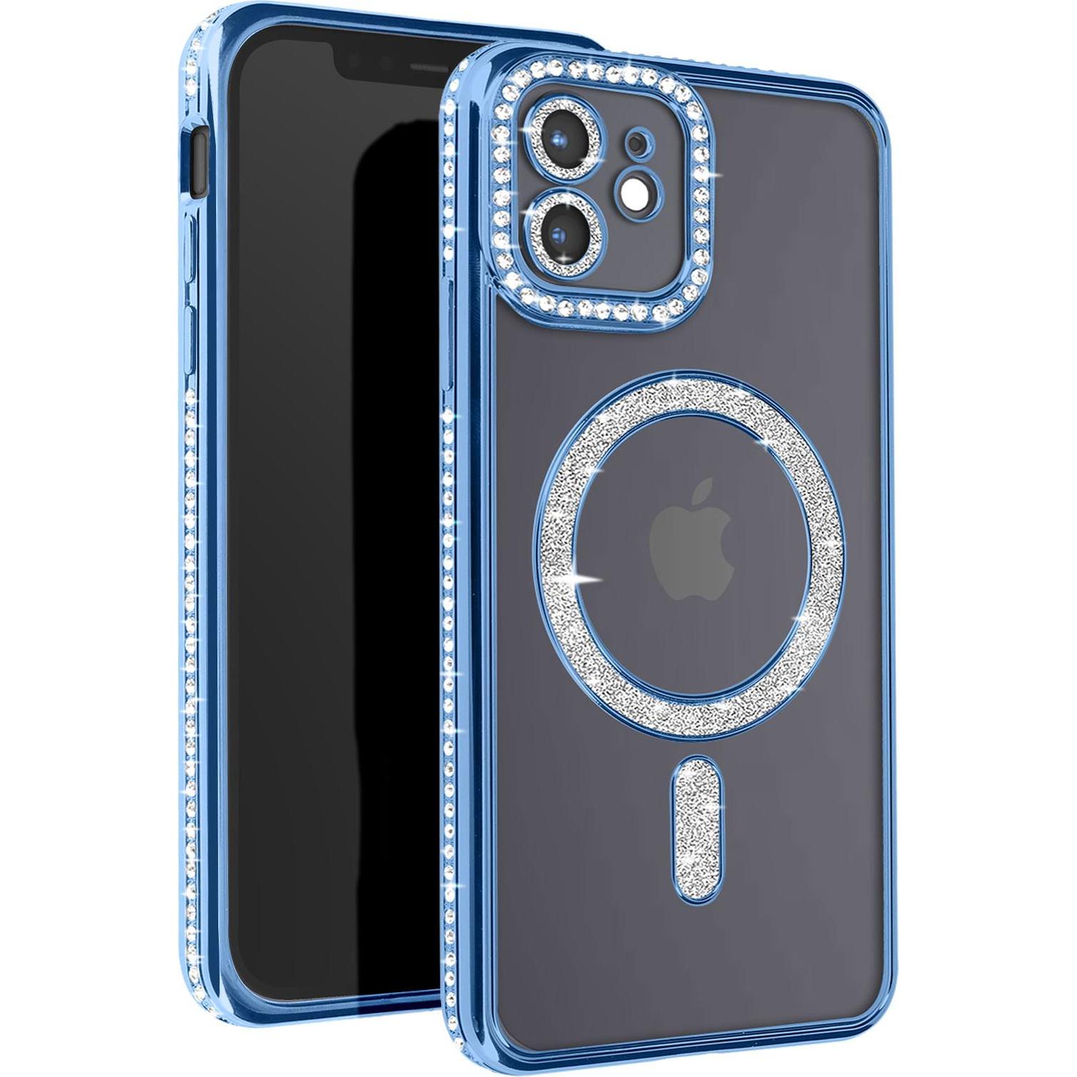Avizar Glamor Guard Case (Apple iPhone 12), Smartphone Hülle, Blau