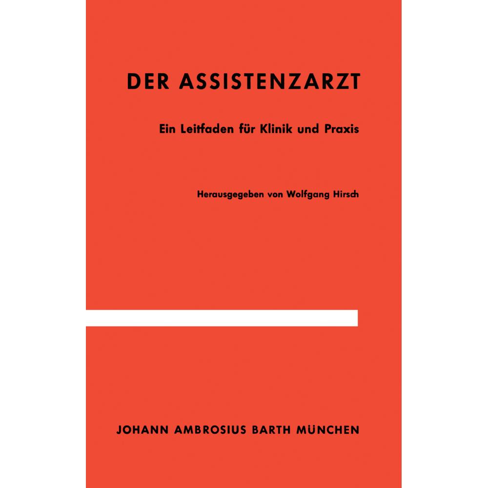 Der Assistenzarzt, Fachbücher