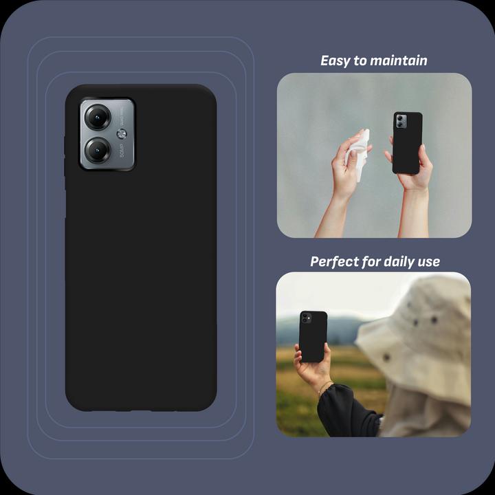 Produktbild Cazy Silikon Hülle Kompatibel mit Motorola Moto G14 - Soft TPU Schutz - (Motorola Moto G14)