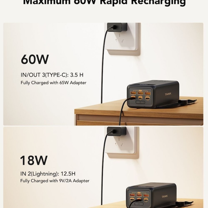 Produktbild Veger Tank Boost (56000 mAh, 100 W, 207.50 Wh)