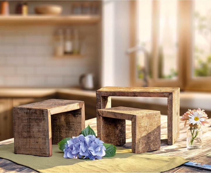 Actual product image Angela Bruderer Dekobank "Rustikal», 3er-Set