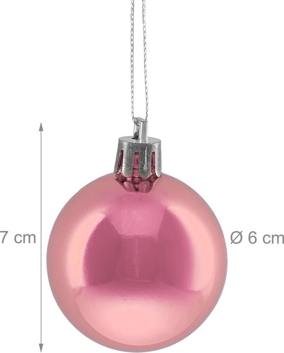 Actual product image Relaxdays Weihnachtskugeln im 50er Set (50 -part)