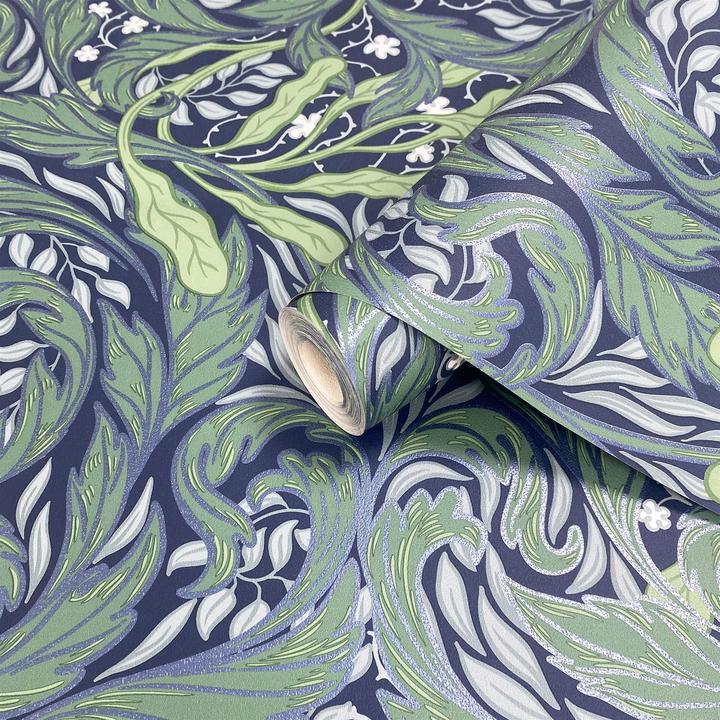 Image du produit Muriva - Papier peint motif/style Feuille VALE (1000 x 53 cm)