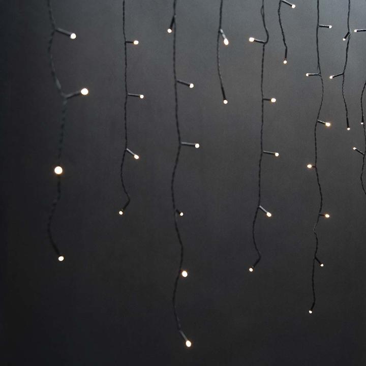 Produktbild Nedis Dekorative Eiszapfenlichter | 180 LED's | Warmweiss | 5.90 m | Lichteffekte: 7 | Netzstromvers (10.90 m)