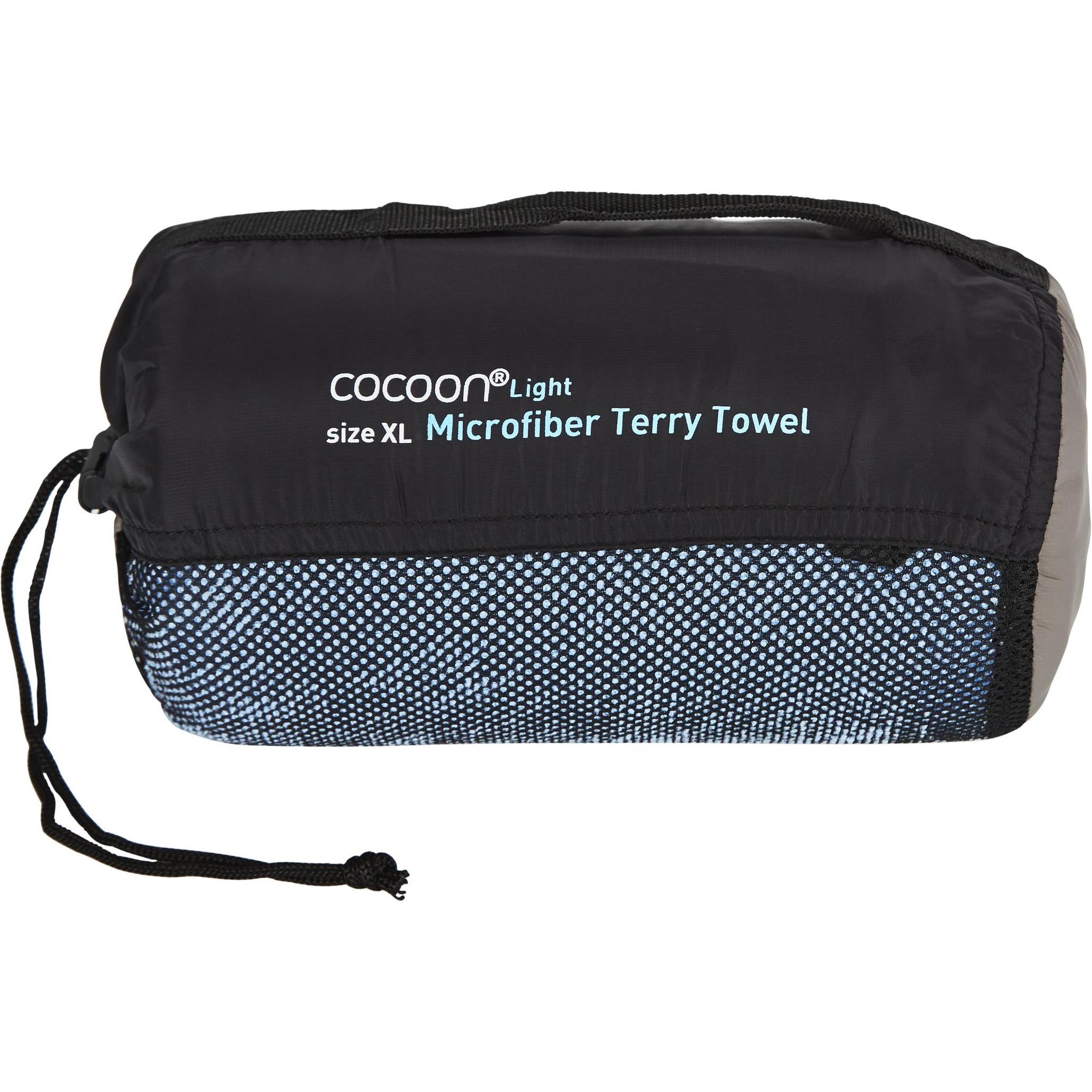 Thumbnail - Cocoon, Reisehandtuch, Microfiber Terry Towel Light X-Large, Blau, (80 x 150 cm)