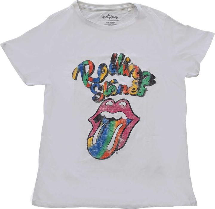 Produktbild The Rolling Stones Multicolour Tongue (Girlie) (XXL)