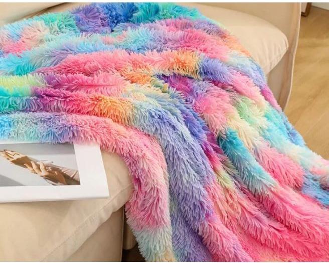 Produktbild MU Style Shaggy Series Kuscheldecke