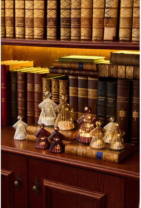 Actual product image Sirius Table decoration Angel Albert, Ø 6.5 x H 10.5 cm, Bordeaux