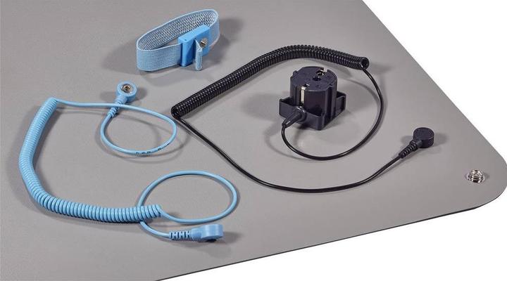 Produktbild Wolfgang Warmbier ESD-Tischmatten-Set Platin-Gra (Statikschutz)