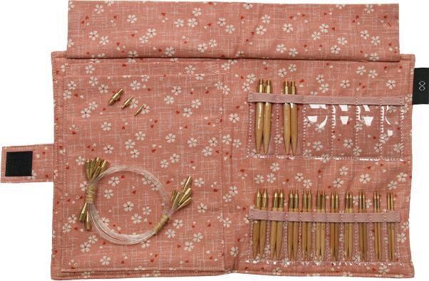 Actual product image Seeknit Needle set interchangeable needle tips Koshitsu 2.25 - 6.00 mm 5 cm Pink
