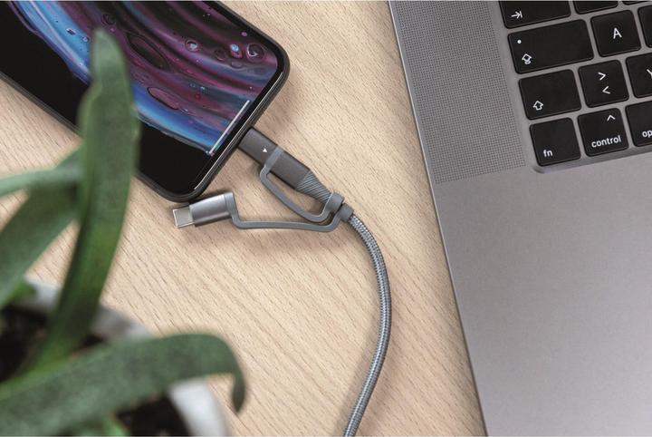 Actual product image Ansmann Data/charging cable USB 3in1 120cm (1.20 m, USB 2.0)