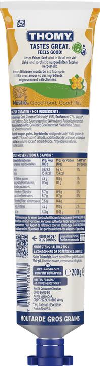 Produktbild THOMY Senf grobkörnig (200 g)