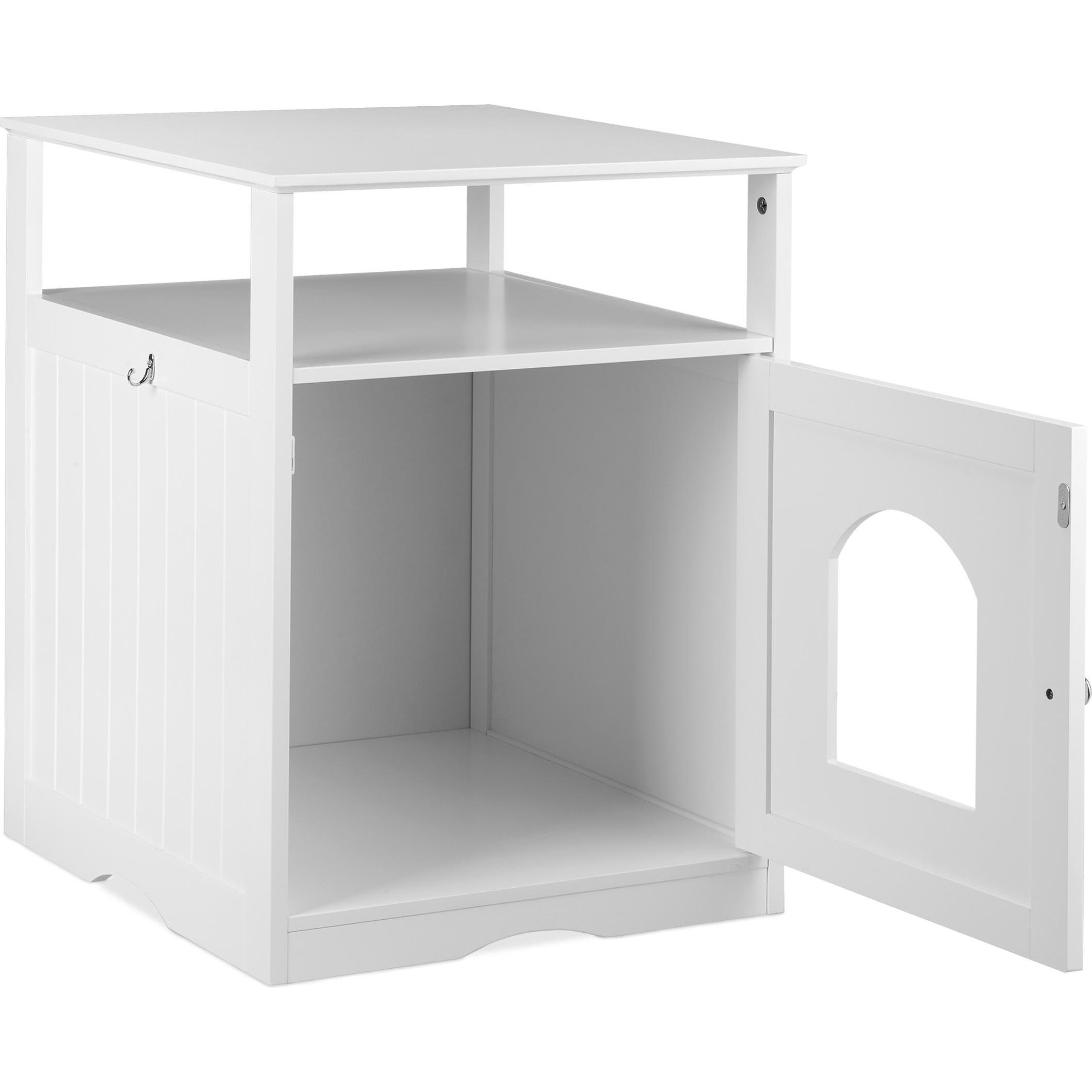 Relaxdays Katzenschrank (Katzenklo geschlossen), Katzenklo