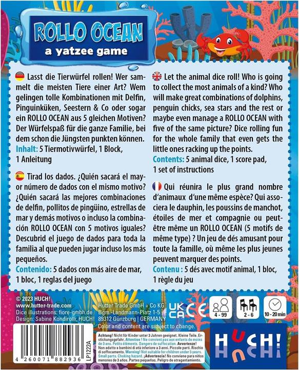 Actual product image Rollo Ocean f e (German, 2 - 6 Players)