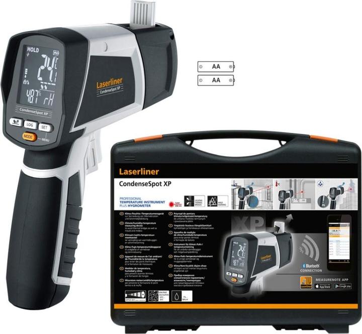 Image du produit Laserliner Hygromètre CondenseSpot XP (-40 to 800  HR  30:1BLE)