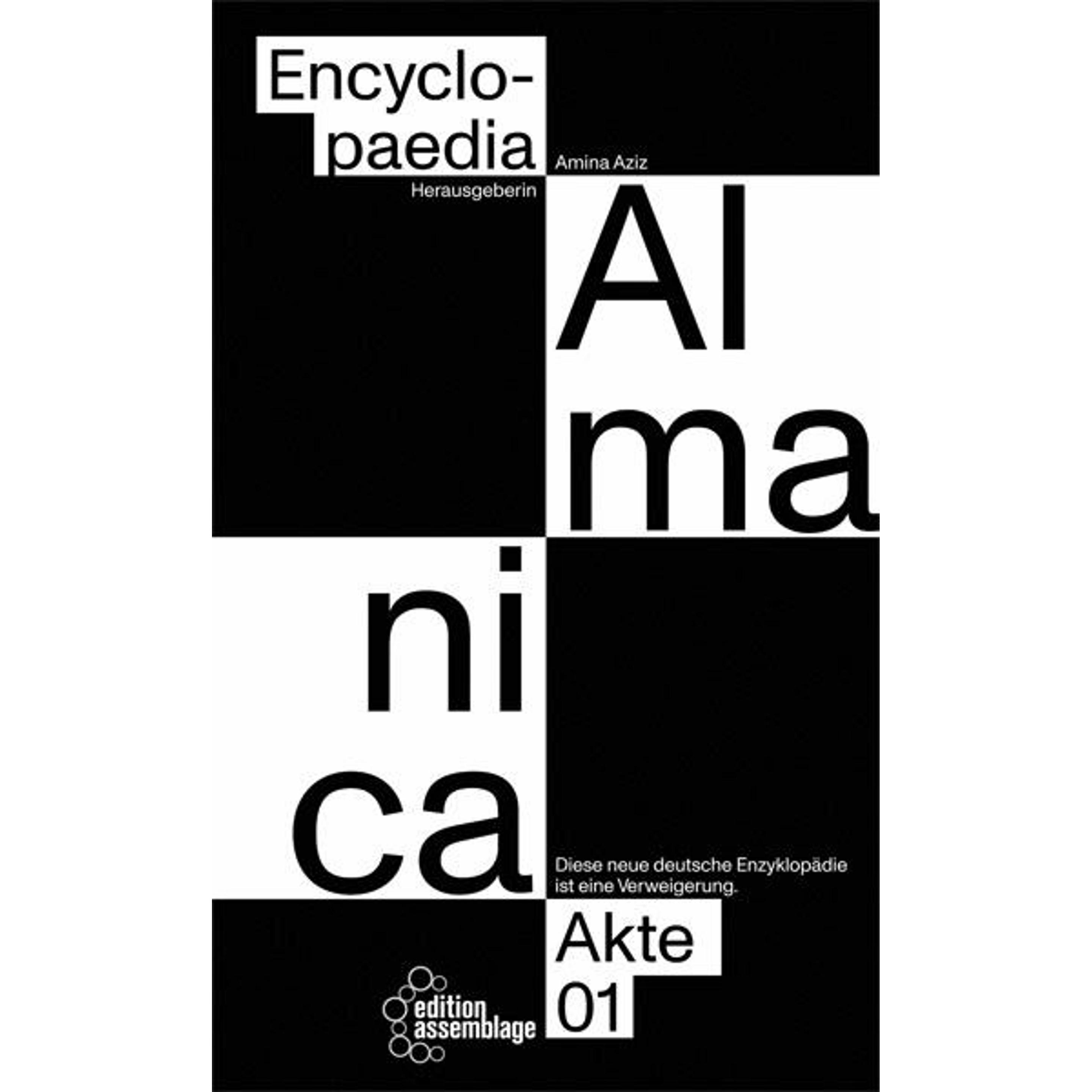 Encyclopaedia Almanica, Sachbücher von Hengameh Yaghoobifarah, Hrmpfm, Amina Aziz, Ferraeterin, Zugezogenovic