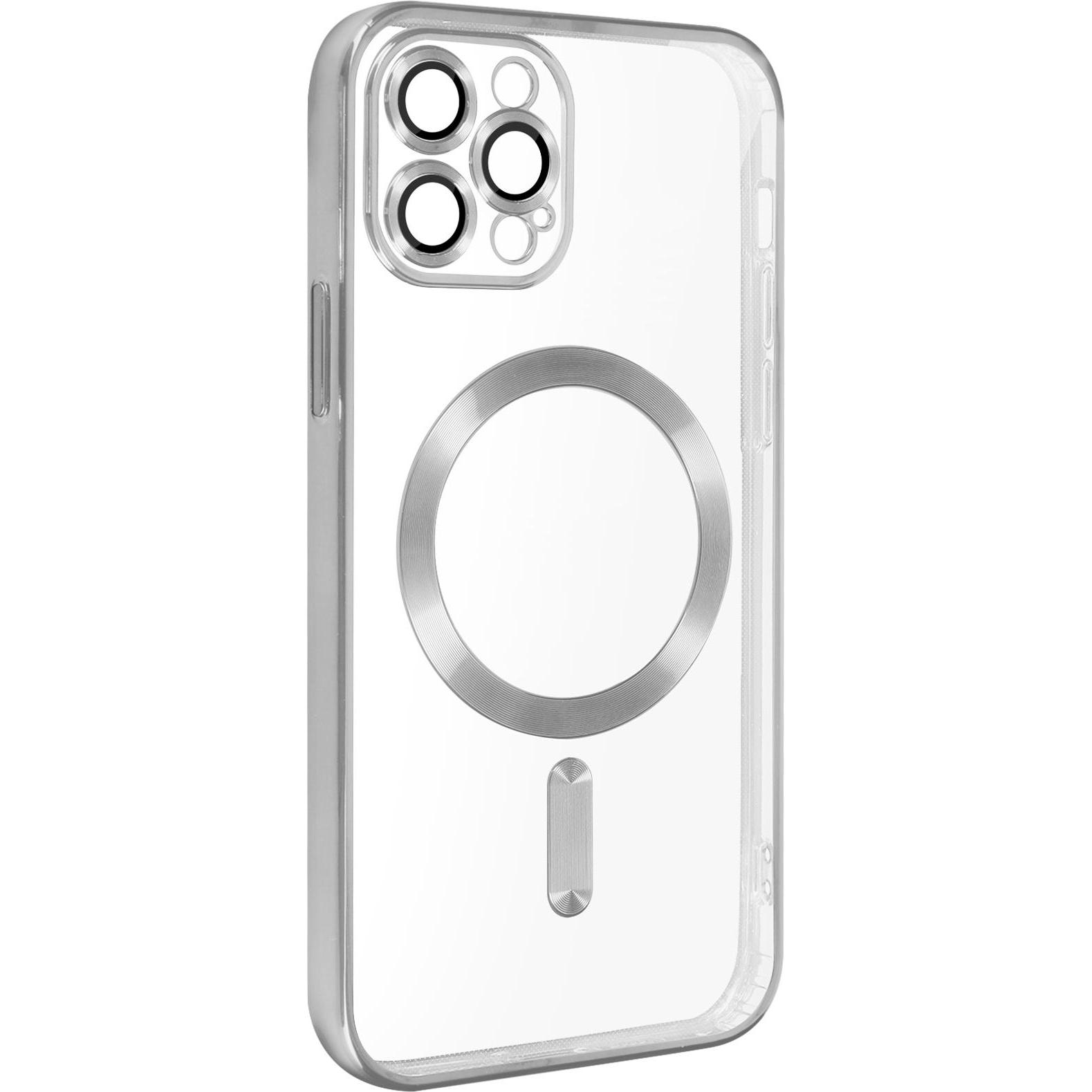 Thumbnail - Avizar Chrom Handyhülle Series (Apple iPhone 12 Pro), Smartphone Hülle, Grau