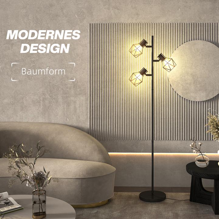 Actual product image Homcom Stehlampe Metall (E27)