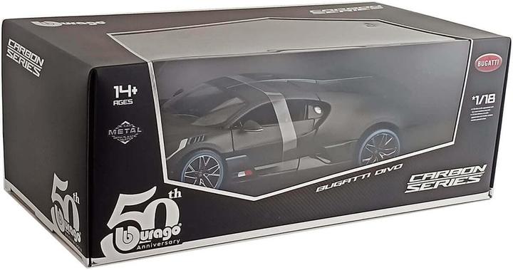 Produktbild Bburago Bugatti Divo 1/18 schwarz/carbon