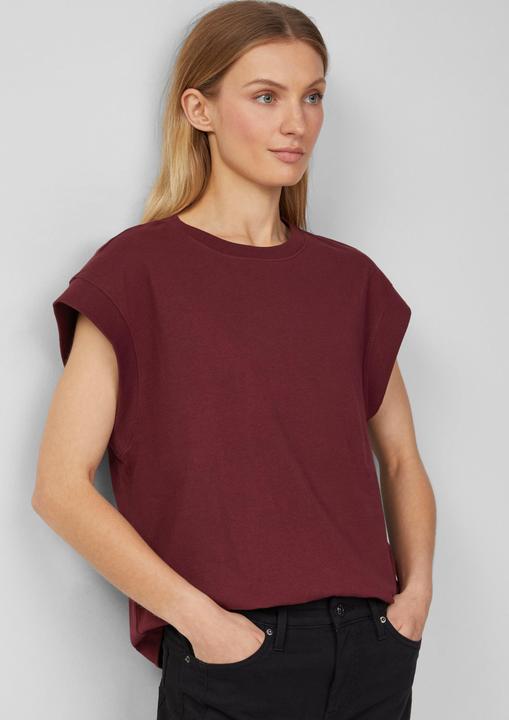 Produktbild S.Oliver T-Shirt T-Shirt im Relaxed Fit mit überschnittenen Schultern (36)