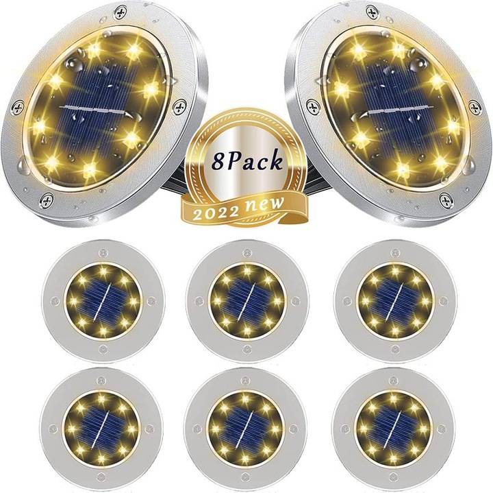 Immagine prodotto Lumina Swiss Set 8x luci solari da terra a LED (50 lm, IP65)