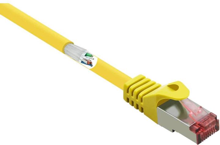 Renkforce RF-5412138 RJ45 Netzwerkkabel, Patchkabel CAT 6 S/FTP 20.00 m Gelb mit (S/FTP, CAT6, 20 m)