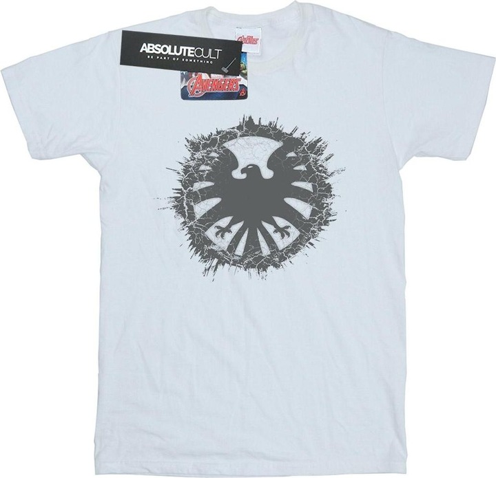 Actual product image Mens Agents Of SHIELD Brushed Logo T-Shirt (4XL)