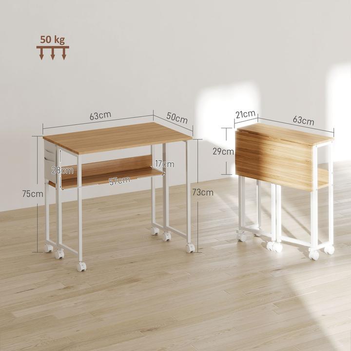 Produktbild Homcom Klappbarer Schreibtisch (63 x 50 x 75 cm)