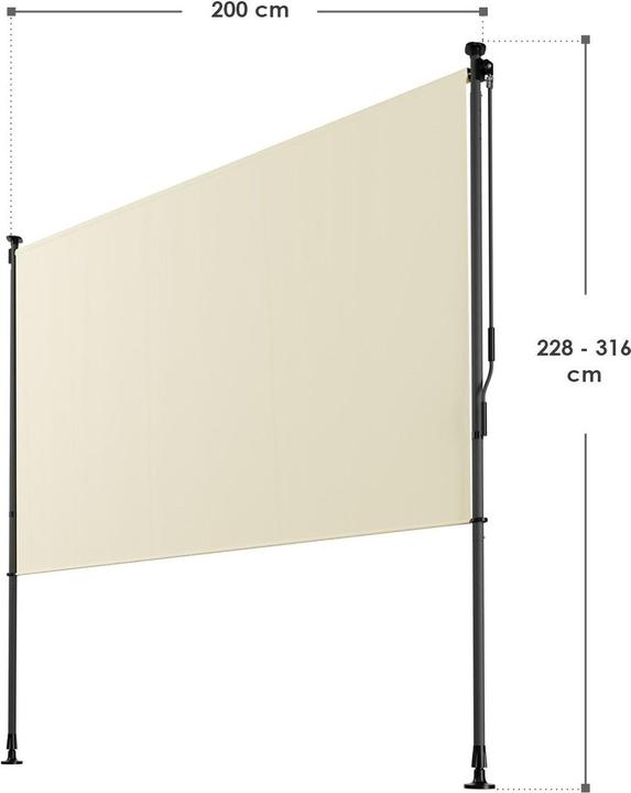 Image du produit Juskys Barbade (2 m)