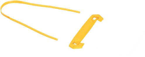 Actual product image Fellowes Bankers Box Tube Clip Yellow 100pk (100x)