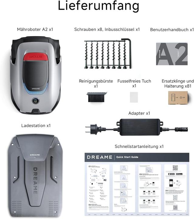 Produktbild Dreame A2 (3000 m², Ohne Begrenzungskabel)