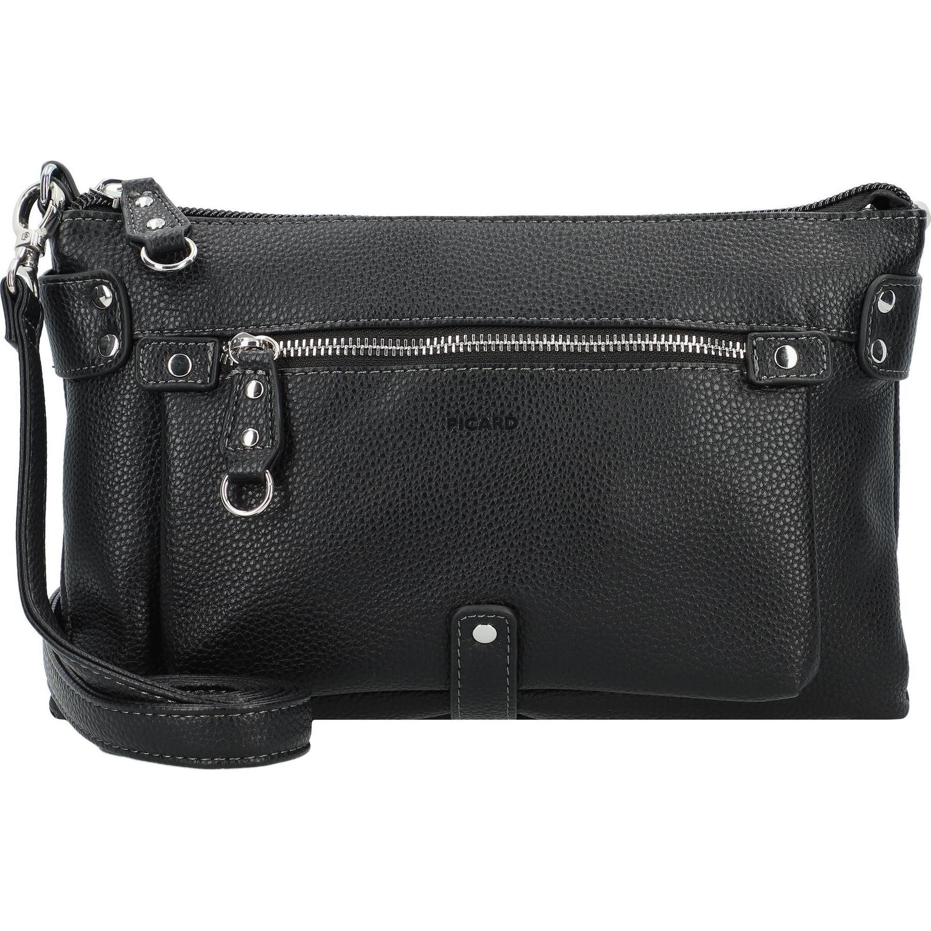 Picard, Handtasche, Umhängetasche Loire 7768, Schwarz