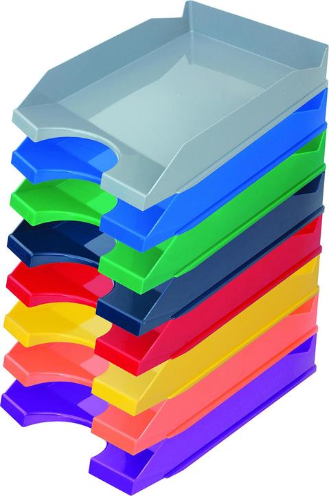 Actual product image Office Products Desk letter tray, polystyrene/pp, a4, navy blue (A4)