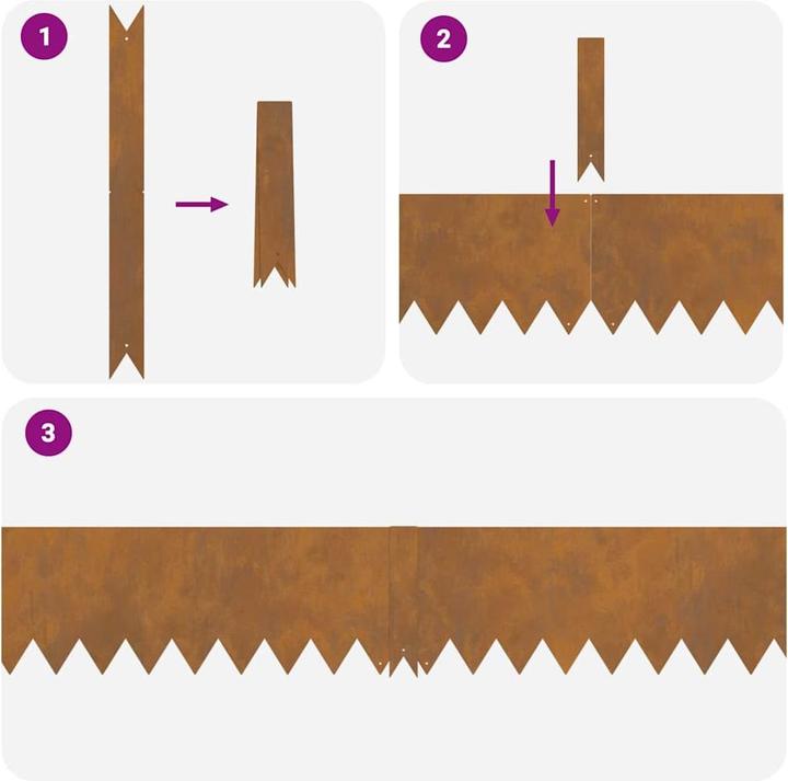 Produktbild vidaXL Gartenumrandung (100 cm)