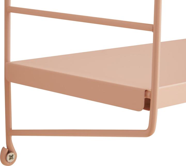 Actual product image En.Casa Modular wall shelf Strängnäs set of 3 salmon coloured
