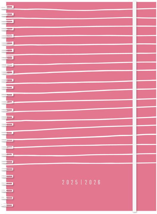 Produktbild Simplex Schüleragenda Joy 25/26 500416.26 1W/2S 17M sakura ML 14.8x21cm (14.8 x 21 cm, Deutsch)